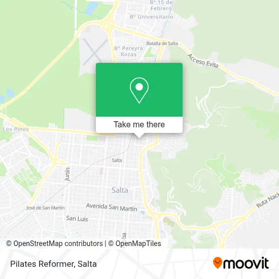 Pilates Reformer map