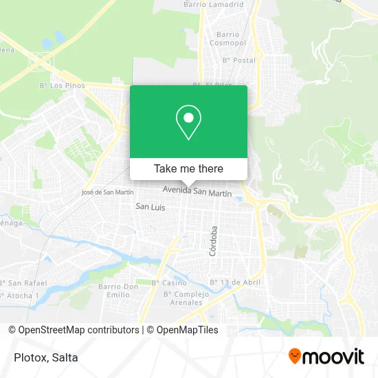 Plotox map