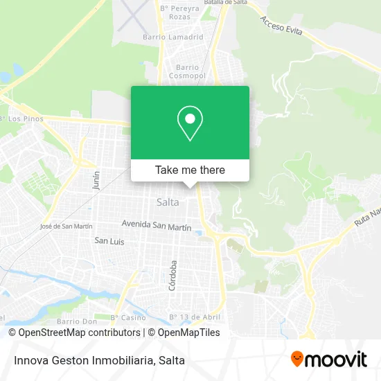 Innova Geston Inmobiliaria map