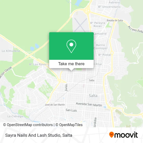 Sayra Nails And Lash Studio map