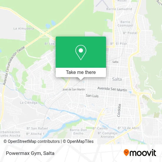 Powermax Gym map