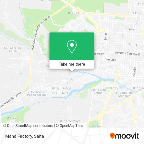 Maná Factory map