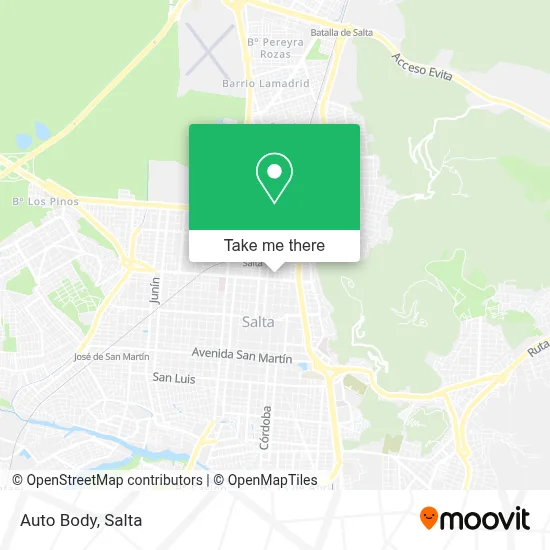 Auto Body map