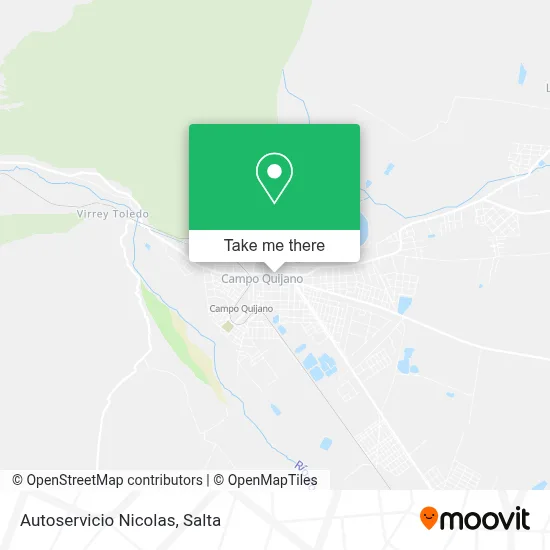 Autoservicio Nicolas map