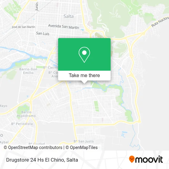 Drugstore 24 Hs El Chino map