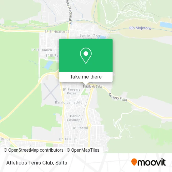 Atleticos Tenis Club map
