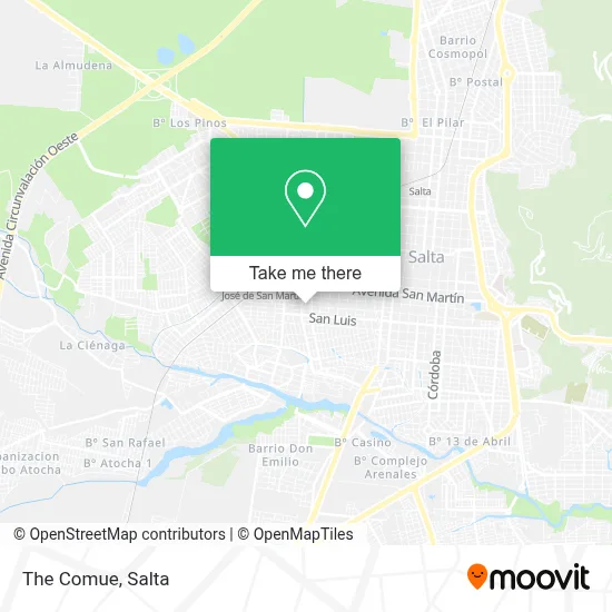 The Comue map
