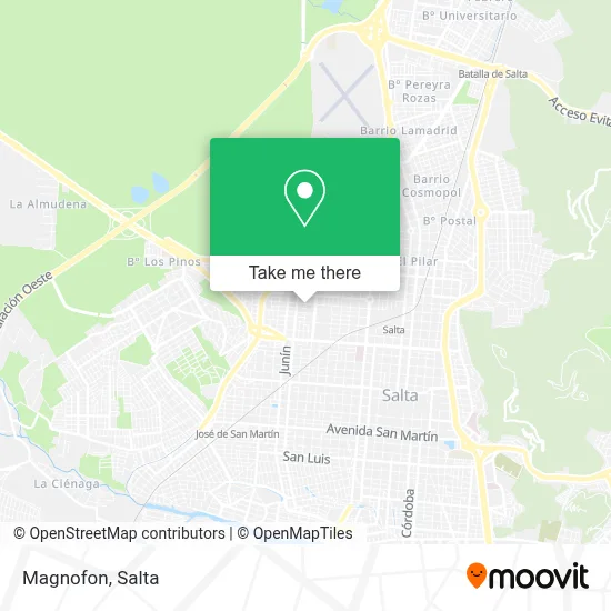 Magnofon map