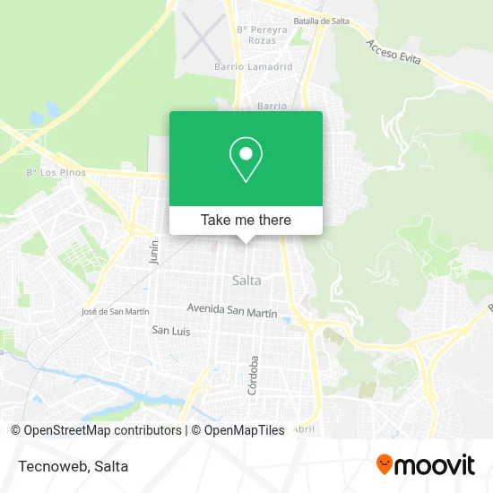 Tecnoweb map