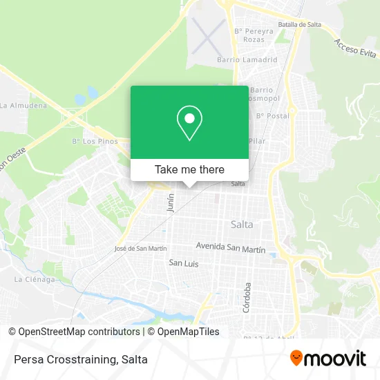 Persa Crosstraining map