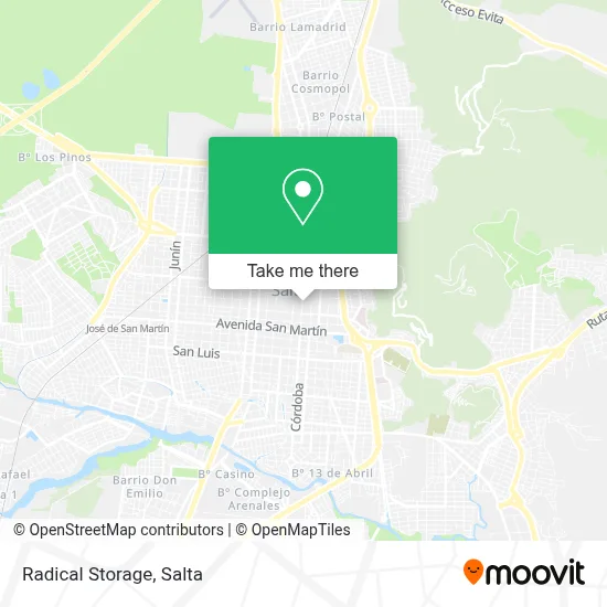 Radical Storage map