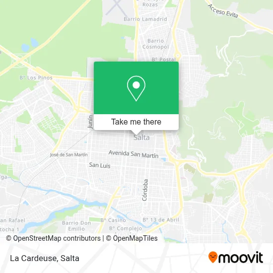 La Cardeuse map
