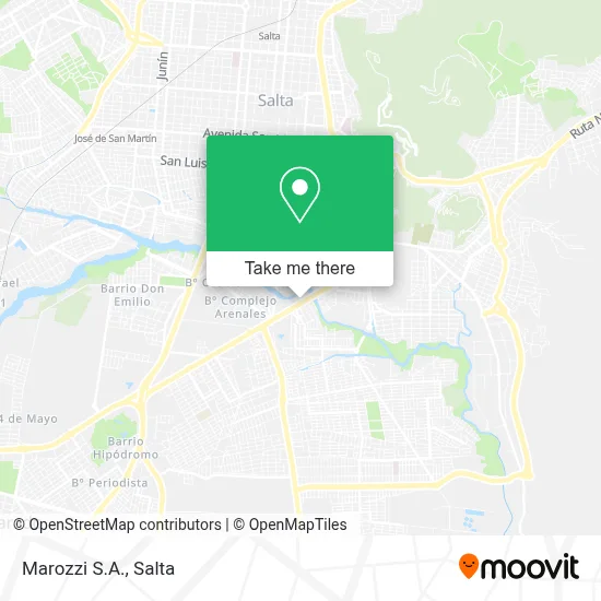 Marozzi S.A. map