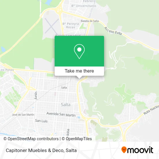 Capitoner Muebles & Deco map