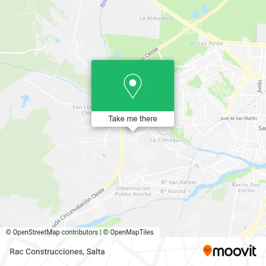 Rac Construcciones map