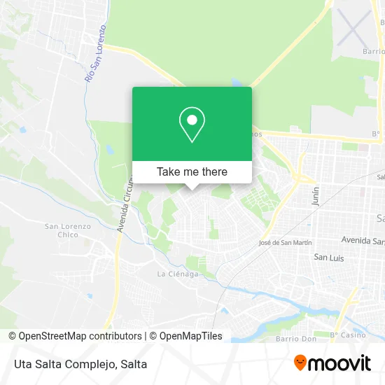 Uta Salta Complejo map