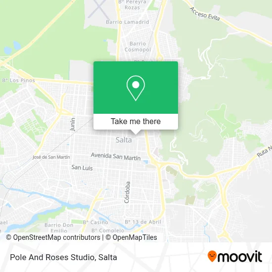 Pole And Roses Studio map