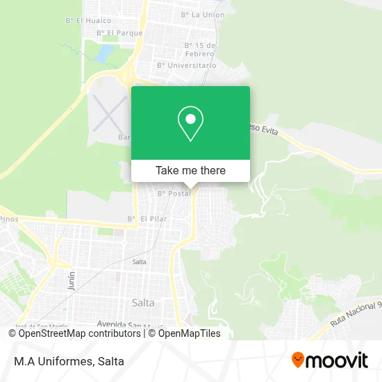 M.A Uniformes map