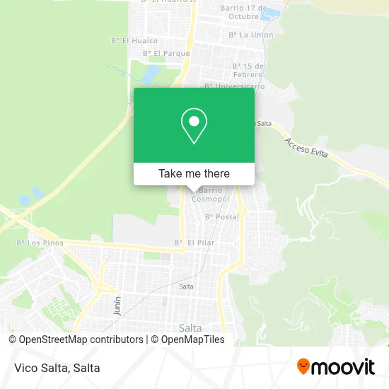Vico Salta map