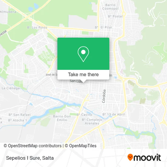 Sepelios I Sure map