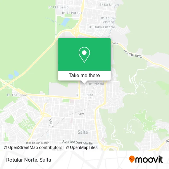 Rotular Norte map