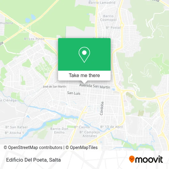 Edificio Del Poeta map