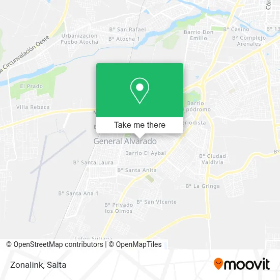Zonalink map