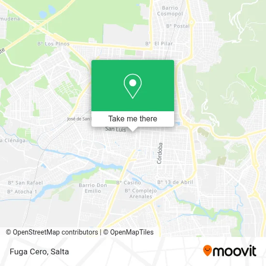 Fuga Cero map
