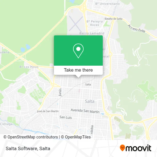 Salta Software map