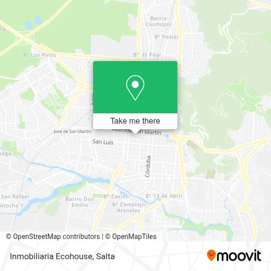 Inmobiliaria Ecohouse map