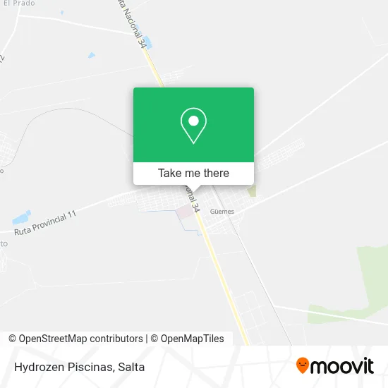 Hydrozen Piscinas map