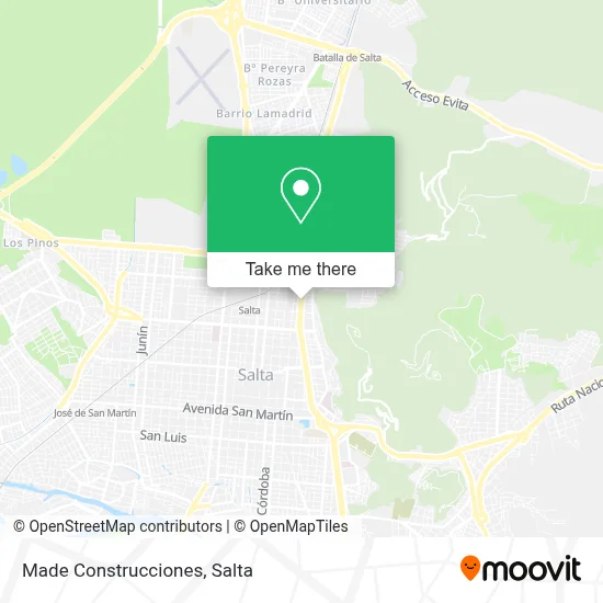 Made Construcciones map