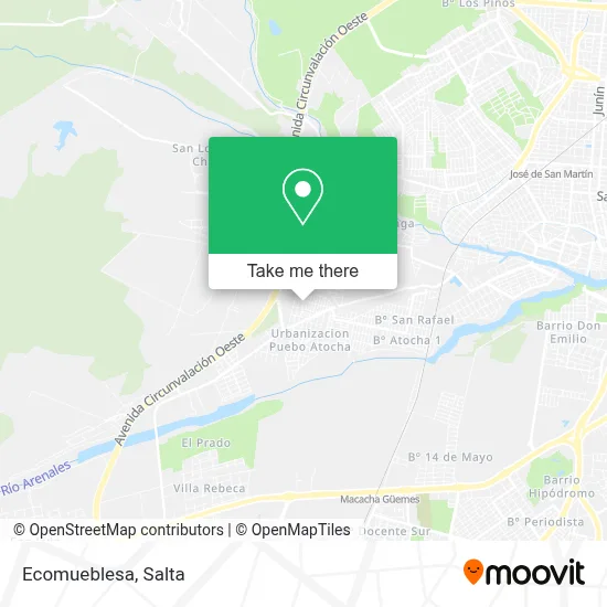 Ecomueblesa map