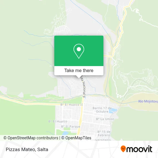 Pizzas Mateo map