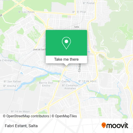 Fabri Estant map