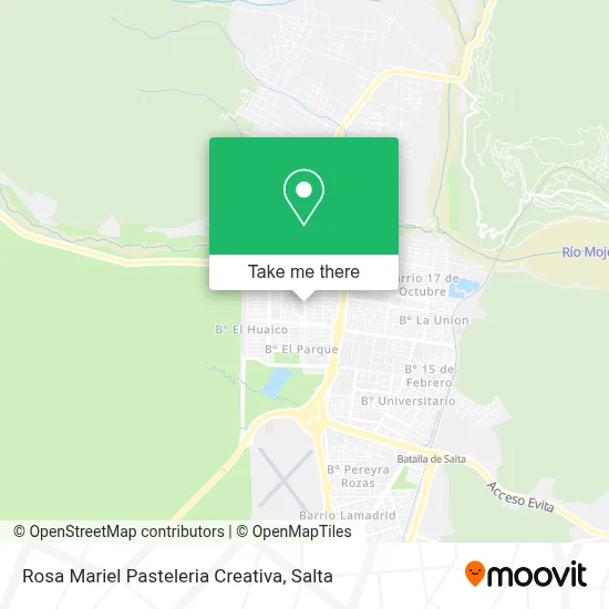 Rosa Mariel Pasteleria Creativa map