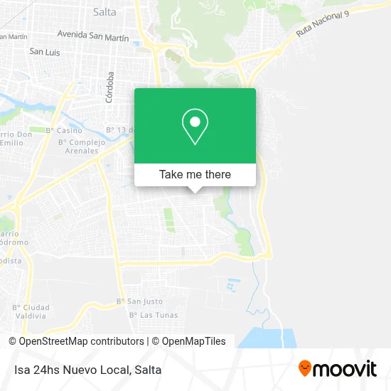 Isa 24hs Nuevo Local map