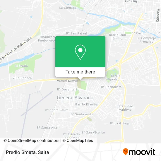 Predio Smata map
