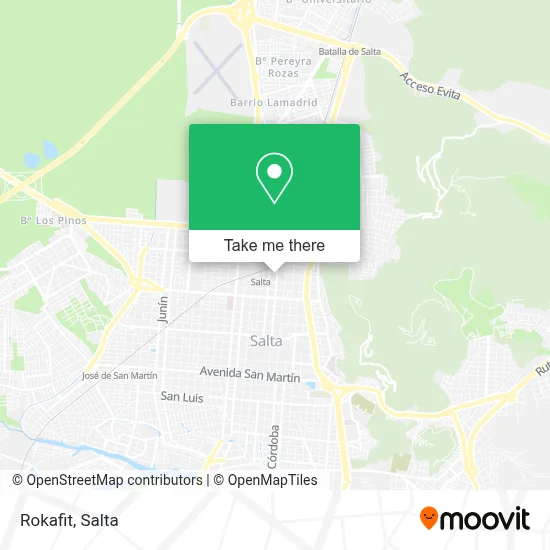 Rokafit map