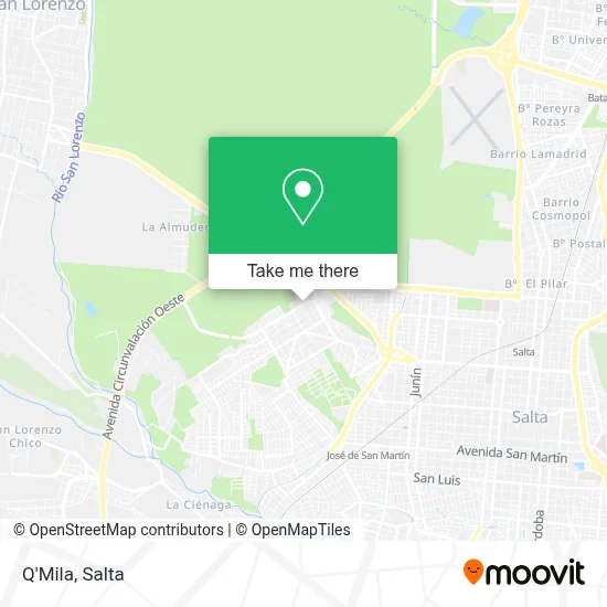 Q'Mila map