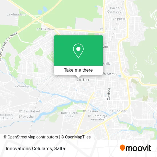 Innovations Celulares map
