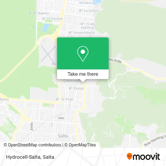 Hydrocell-Salta map