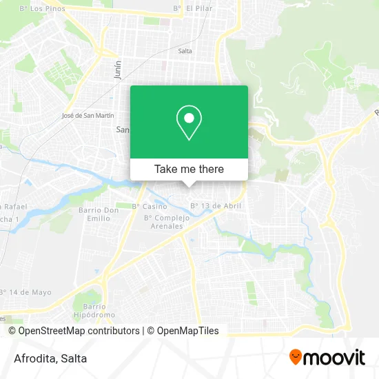 Afrodita map