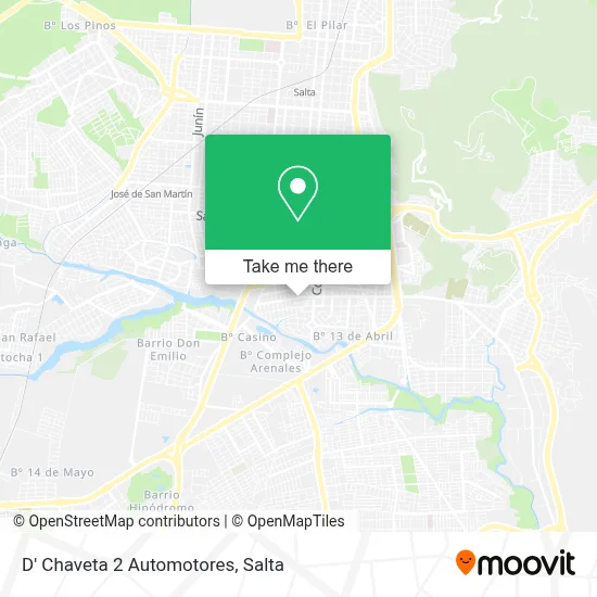 D' Chaveta 2 Automotores map