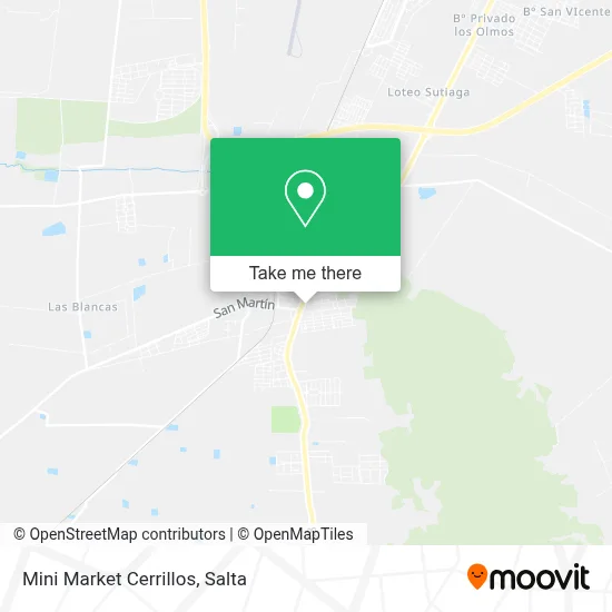 Mini Market Cerrillos map