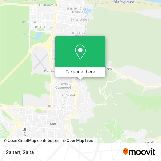 Saltart map
