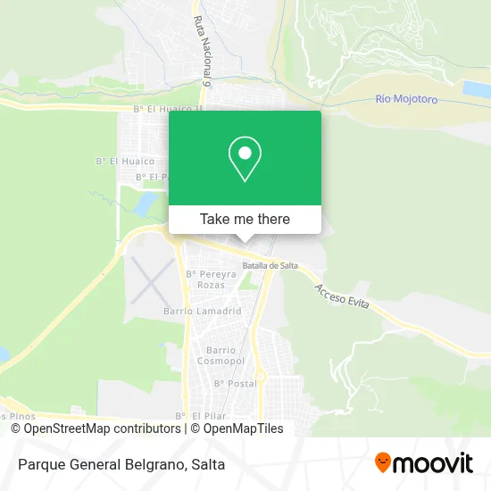 Parque General Belgrano map