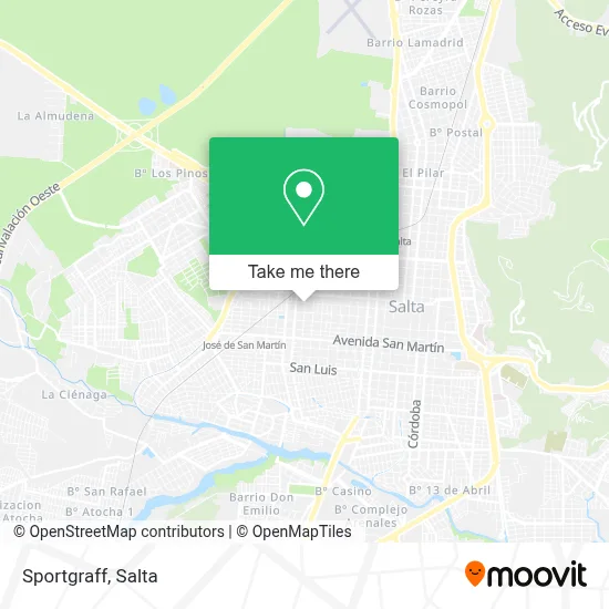 Sportgraff map