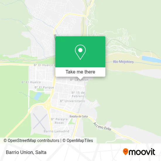 Barrio Union map