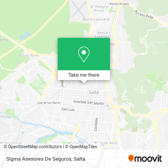 Sigma Asesores De Seguros map